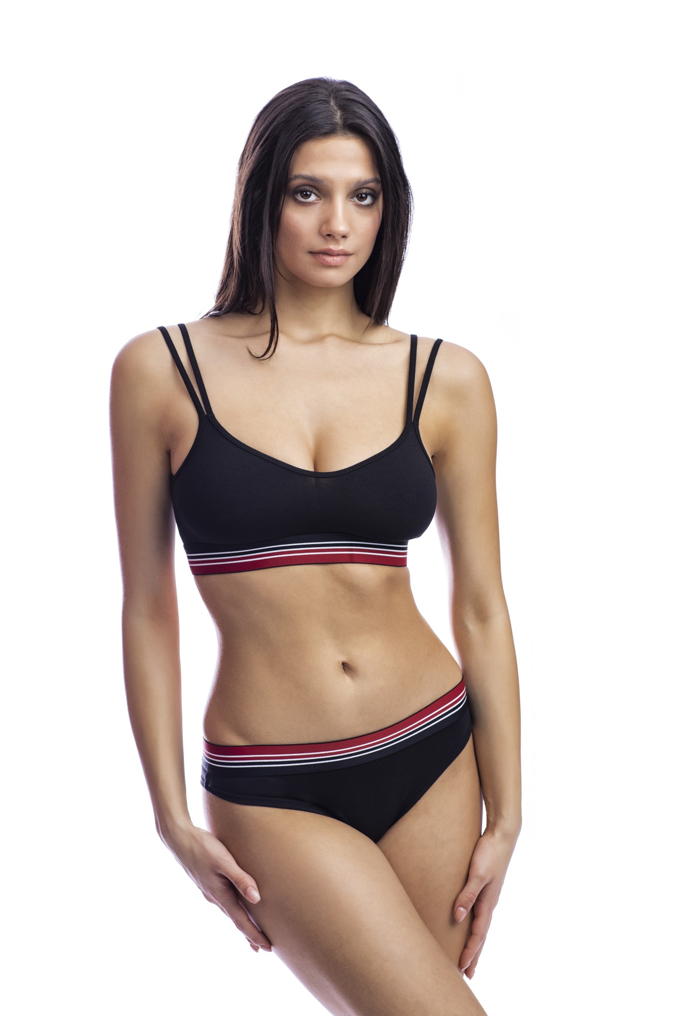 Bustiera femei BU12, Negru, S