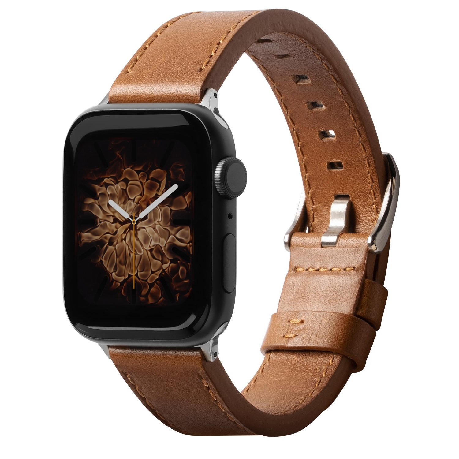 Curea din piele Ringke Leather One Classic Band pentru Apple Watch 42mm / 44mm, Maro