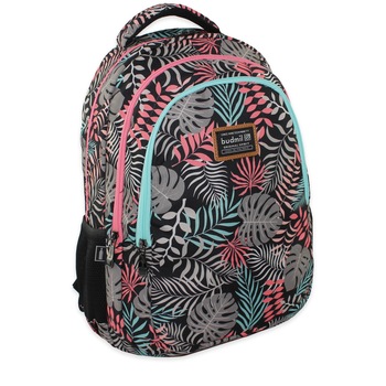 Rucsac oval Budmil, trib, gri-somon, 30 x 15 x 47 cm Rucsac oval Budmil, trib, gri-somon, 30 x 15 x 47 cm