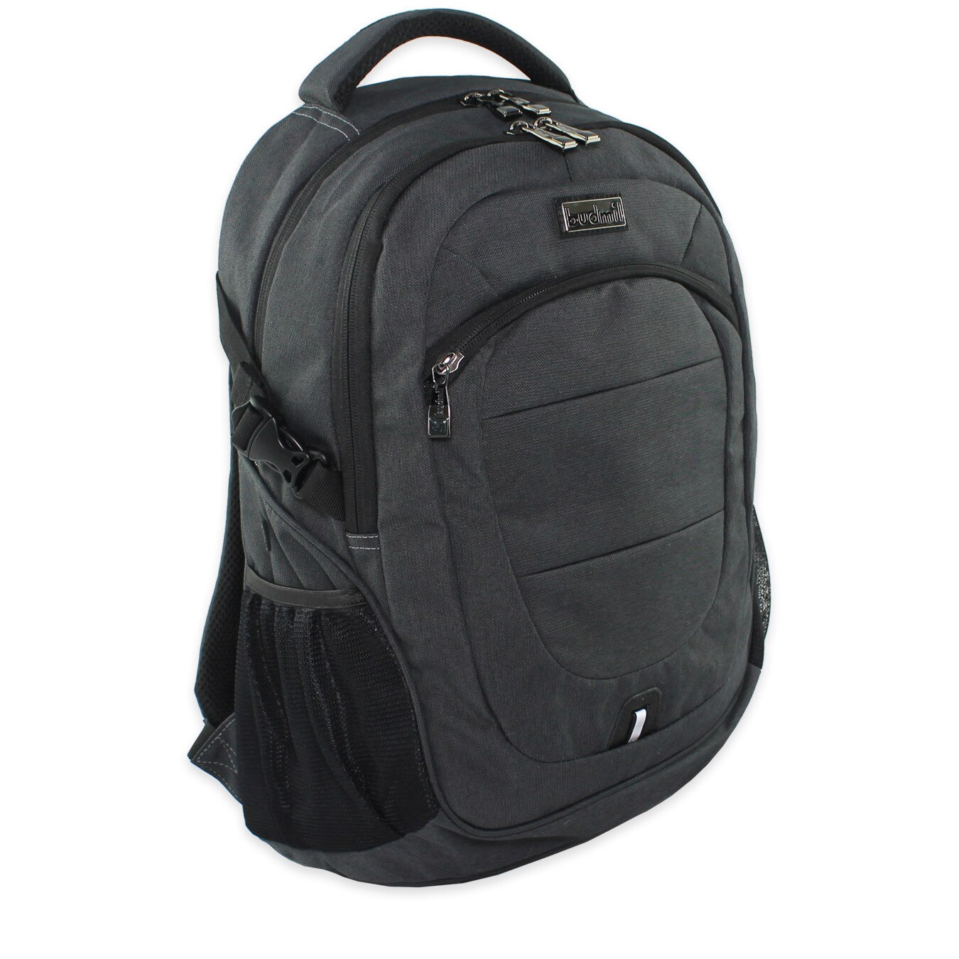 Rucsac oval Budmil, Dena, Negru, 32 x 18 x 47 cm
