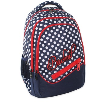 Rucsac Budmil Oval, Livio, albastru inchis, 31 x 18 x 46 cm Rucsac Budmil Oval, Livio, albastru inchis, 31 x 18 x 46 cm