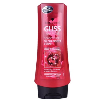 Balsam Par GLISS Colour Protects & Shine, 200 ml, Pentru Par Colorat, Cu Keratina, Balsamuri Ingrijire Balsam Par GLISS Colour Protects & Shine, 200 ml, Pentru Par Colorat, Cu Keratina, Balsamuri Ingrijire