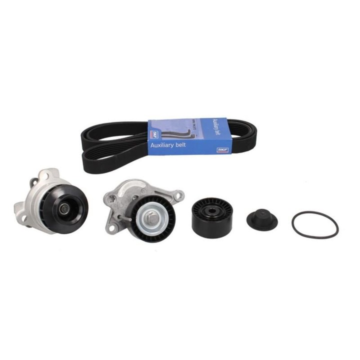 Pompa apa set curea transmisie cu caneluri Opel Vivaro A 2001-> X83 VKMC 36086-1