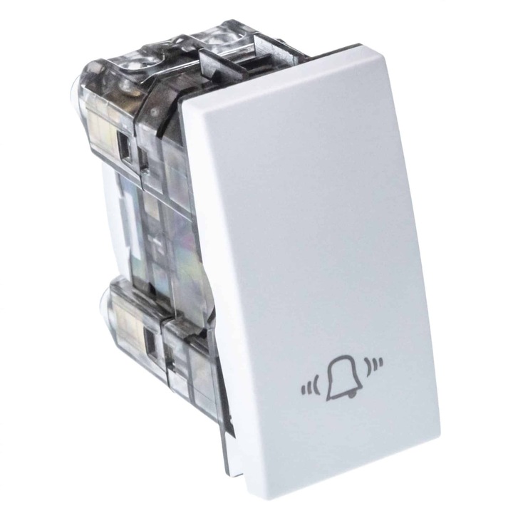 Intrerupator sonerie Mono Electric SERIA M, 1 modul, 10A, alb