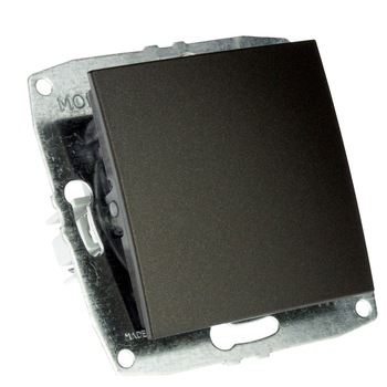 Mecanism Intrerupator simplu Mono Electric, 10A, fume Mecanism Intrerupator simplu Mono Electric, 10A, fume