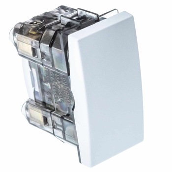 Intrerupator simplu Mono Electric SERIA M, 1 modul, 10A, alb Intrerupator simplu Mono Electric SERIA M, 1 modul, 10A, alb