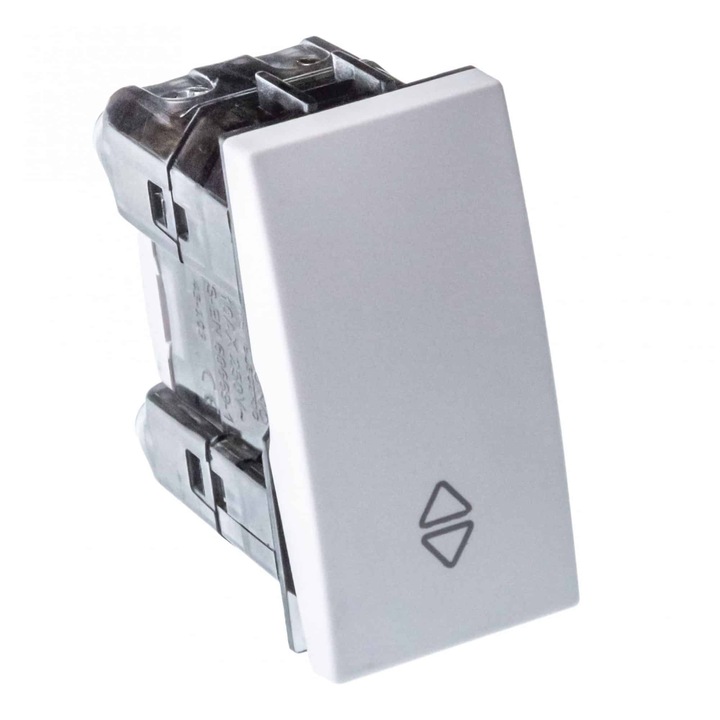 Intrerupator cap scara Mono Electric SERIA M, 1 modul, 10A, alb