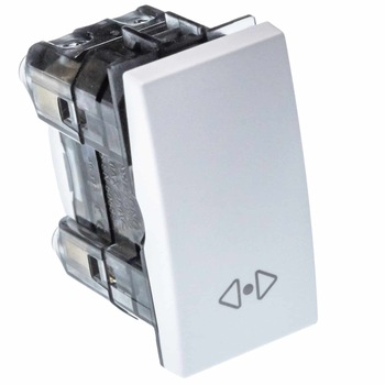 Intrerupator cap cruce Mono Electric SERIA M, 1 modul, 10A, alb Intrerupator cap cruce Mono Electric SERIA M, 1 modul, 10A, alb