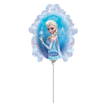 Balon Folie Mini Figurina Elsa - Frozen (Aer), 10x15cm, AMS 30162 02 Balon Folie Mini Figurina Elsa - Frozen (Aer), 10x15cm, AMS 30162 02