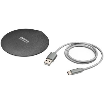 Incarcator wireless Hama FC10 Metal, Negru Incarcator wireless Hama FC10 Metal, Negru
