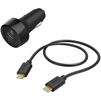 Incarcator auto Hama, PD, Qualcomm, USB Type C, 18W, 1.5m, Negru Incarcator auto Hama, PD, Qualcomm, USB Type C, 18W, 1.5m, Negru