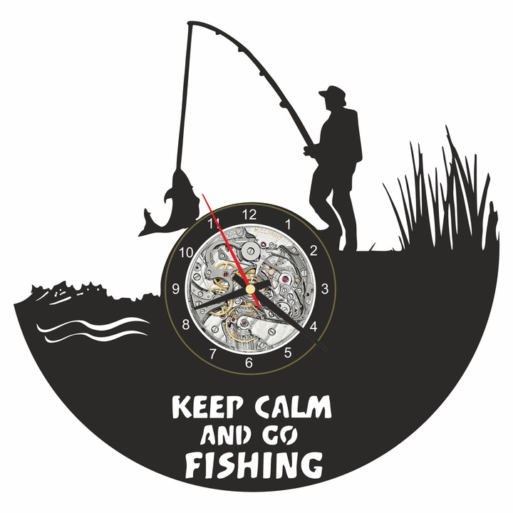 Ceas decorativ - Pescar02