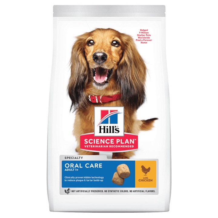 Hrana pentru Caini, Hill's SP Canine Adult Oral Care Pui, 12 Kg