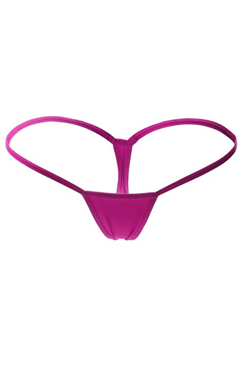 Мини секси прашки с ниска талия, розов, размер L