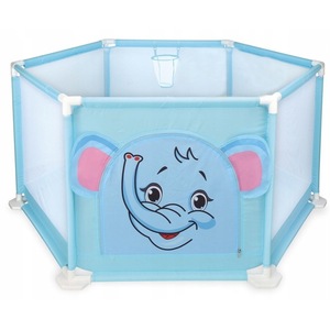 Tarc Mare De Joaca Pentru Copii Cu Imprimeu Si Usita Cu Fermoar 146x65 5x64 Cm Albastru Edubebe N203a Emag Ro