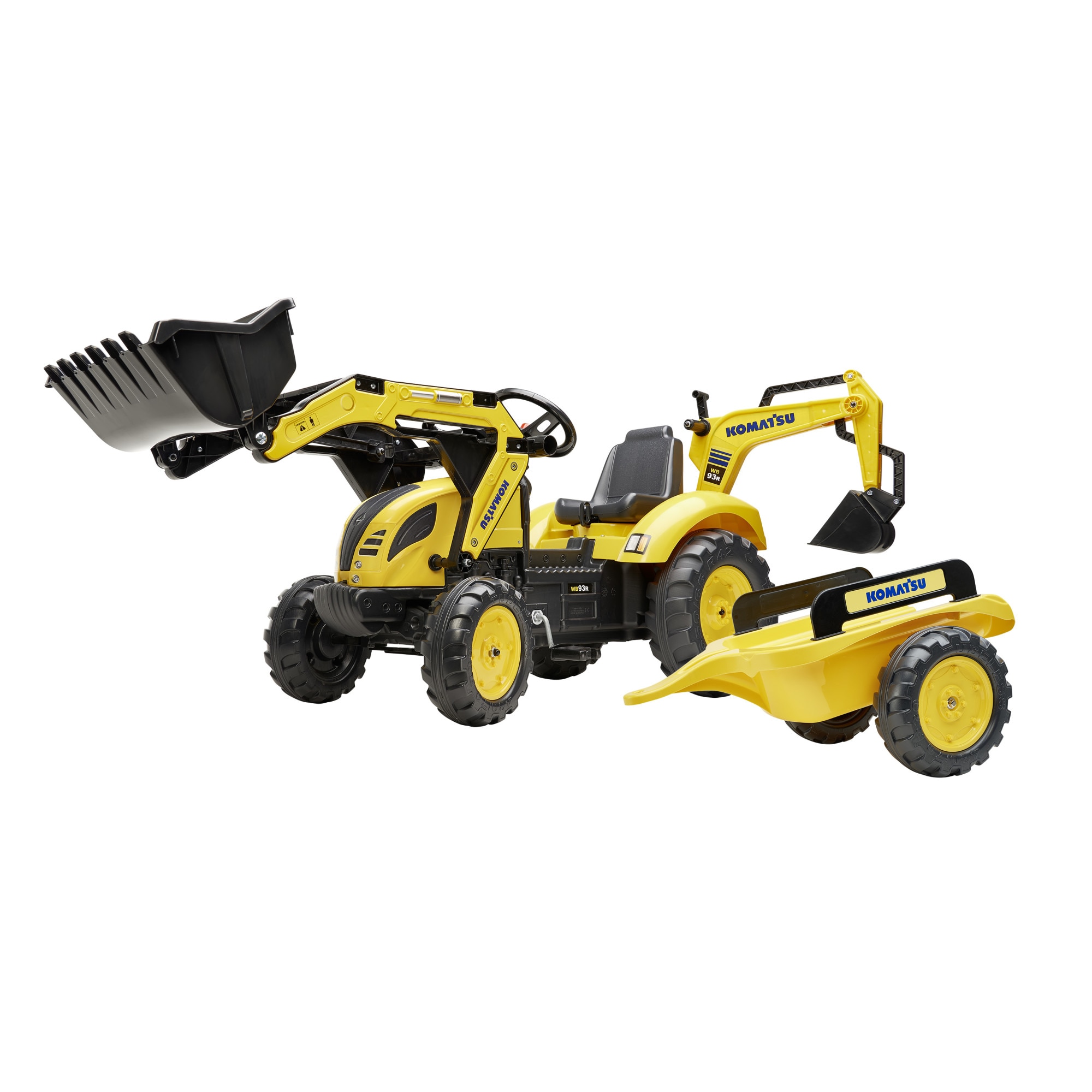 Tractor cu trailer si excavator, Komatsu, Falk, 2086