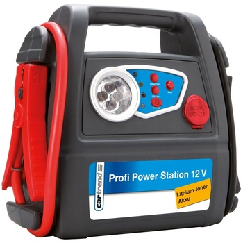 Robot pornire Profi, Litiu-Ion cu compresor si lampa led, Cartrend, 15 Amp Robot pornire Profi, Litiu-Ion cu compresor si lampa led, Cartrend, 15 Amp