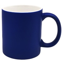 Cana personalizata termosensibila albastra cu poza sau text, 300 ml
