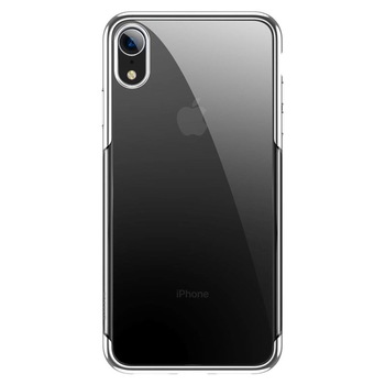 Husa pentru iPhone Glitter Electroplated, Baseus Alba Husa pentru iPhone Glitter Electroplated, Baseus Alba