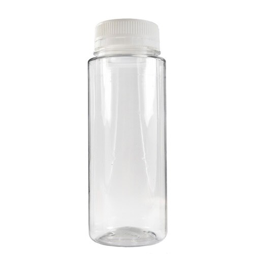 Set Flacoane 150ml, pet transparent, rotunde, capac alb, F38mm, 250 buc
