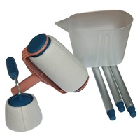 set trafalet paint roller cu umplere si recipient pentru umplere coada demontabila si trafalet mic pentru colturi imagen 15_0_
0