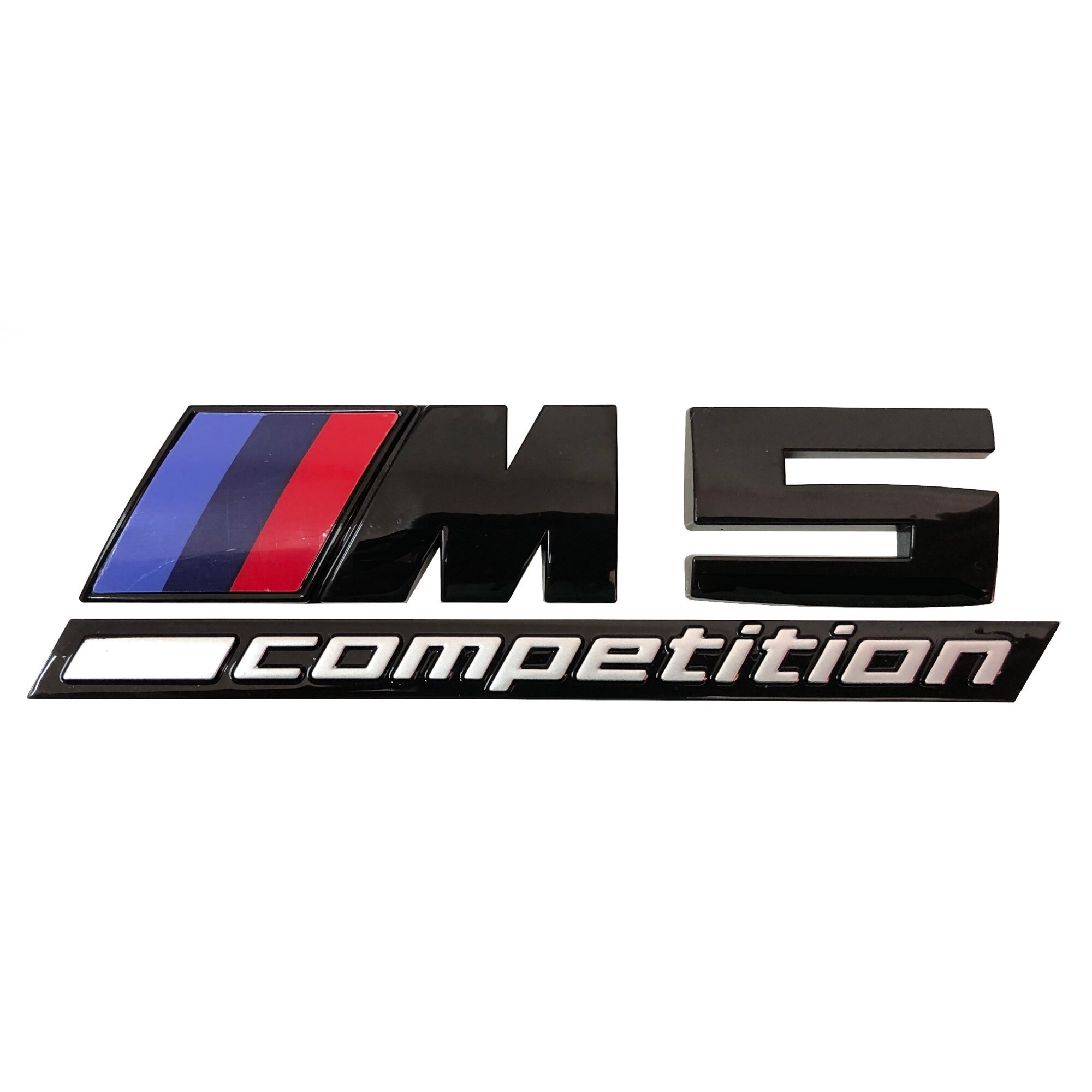Emblema Portbagaj M5 Competition, Glossy, compatibila BMW Seria 5