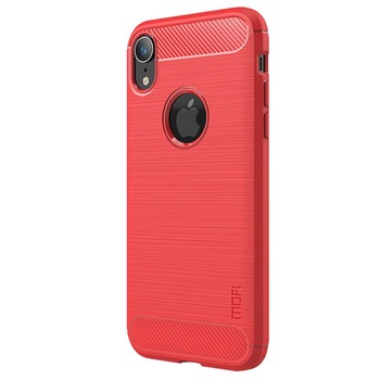 Husa iPhone XR 6.1'' Carbon Fiber Mofi, Rosie Husa iPhone XR 6.1'' Carbon Fiber Mofi, Rosie