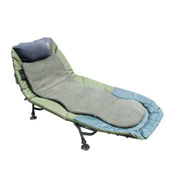 Pat pliant, Baracuda HYB011, pentru pescuit la crap, verde, orice anotimp Pat pliant, Baracuda HYB011, pentru pescuit la crap, verde, orice anotimp