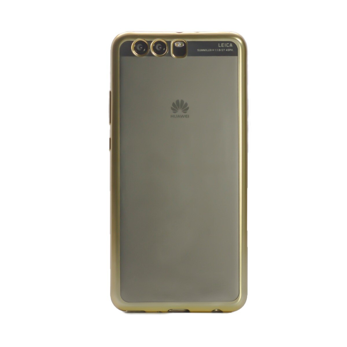 Husa silicon Huawei P10 Plus Contakt Rama Aurie