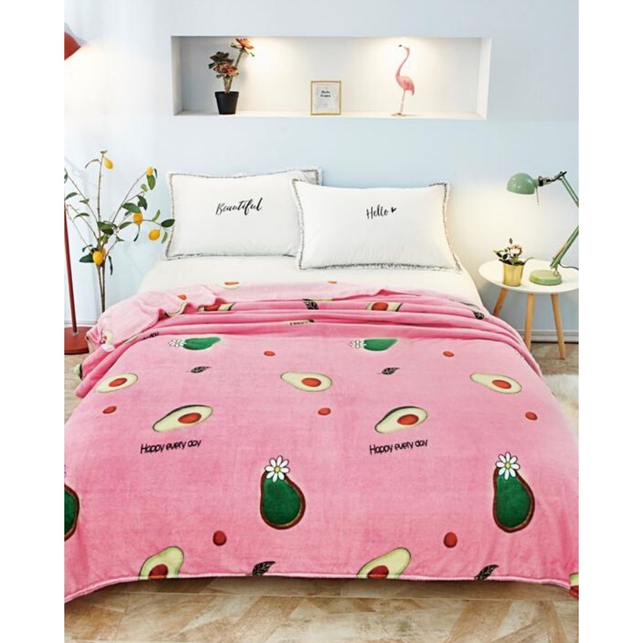 Patura Cocolino, Pat Dublu, 200x230 cm, Avocado