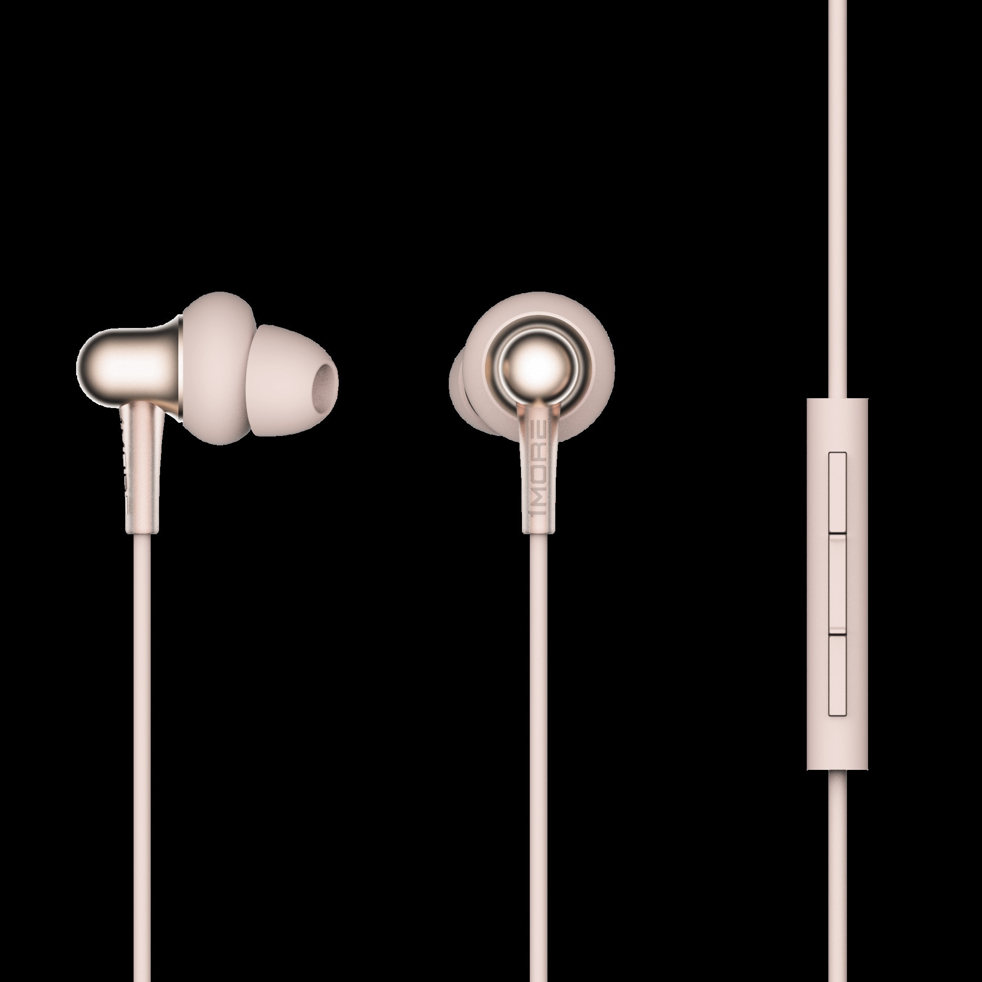 Casti In Ear 1MORE E1025 seria Stylish Dual Driver Auriu eMAG.ro