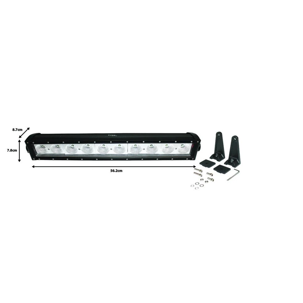 Lampa iluminat tip bara cu 10 leduri 9-60V 100W 6000K