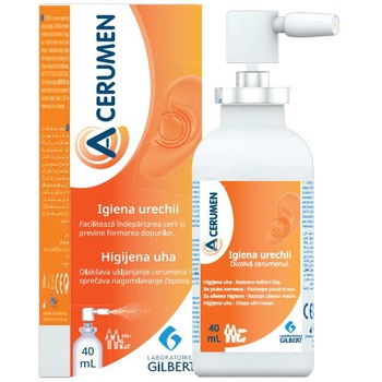 Spray pentru igiena urechilor A-Cerumen, 40 ml Spray pentru igiena urechilor A-Cerumen, 40 ml
