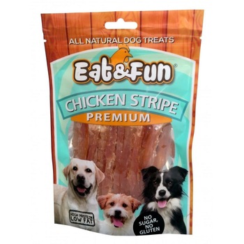 Recompense Caini Eat&Fun friptura de pui 100 g Premium Recompense Caini Eat&Fun friptura de pui 100 g Premium
