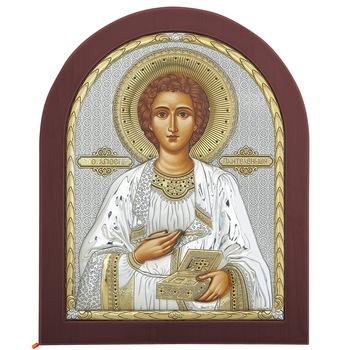 Icoana Sfantul Pantelimon Ocrotitorul Bolnavilor Argint 925 13x11 cm ClassGifts Icoana Sfantul Pantelimon Ocrotitorul Bolnavilor Argint 925 13x11 cm ClassGifts