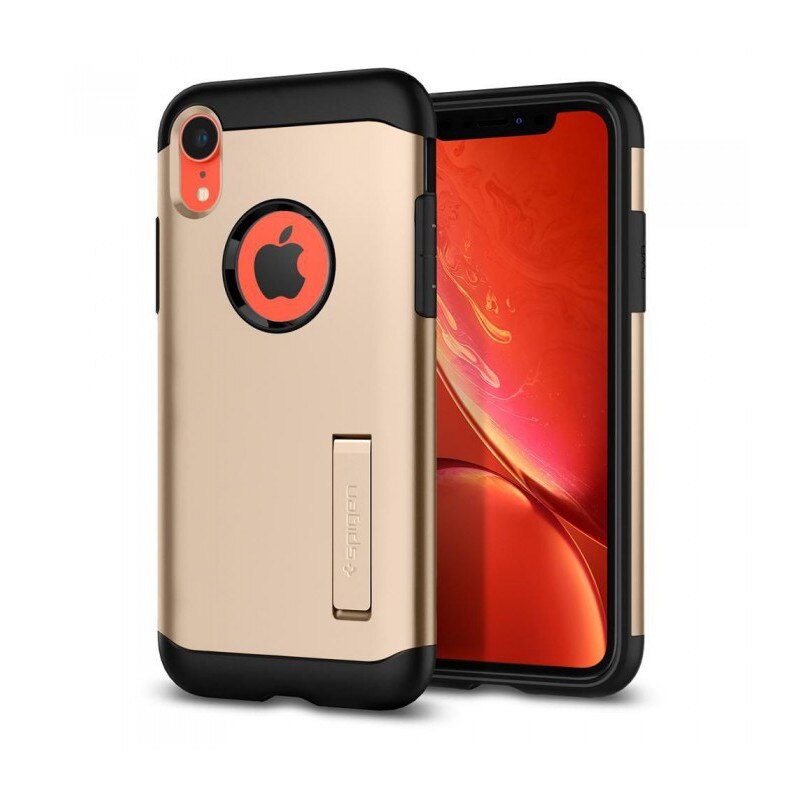 Husa Spigen Slim Armor Iphone Xr Champagne Gold