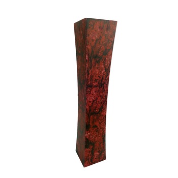 Vaza din mdf cu pete, visiniu antichizat, 15 x 60 cm Vaza din mdf cu pete, visiniu antichizat, 15 x 60 cm