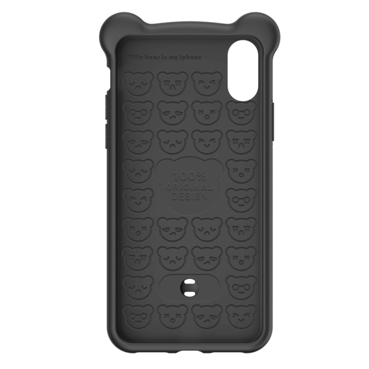 Husa iPhone XR 6.1'' Bear Silicone Negru Baseus