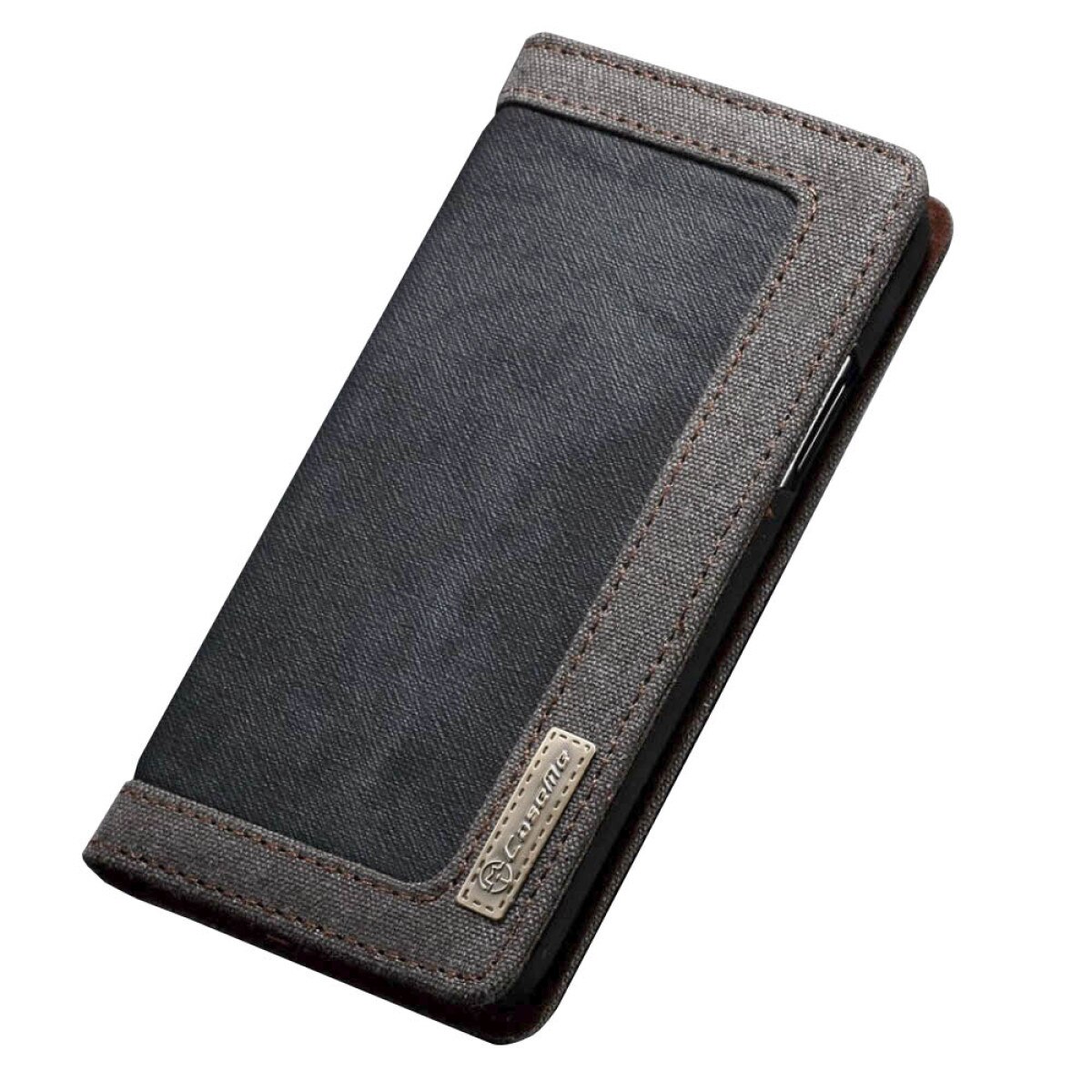 Husa Canvas iPhone XS 5.8'', CaseMe, Neagra