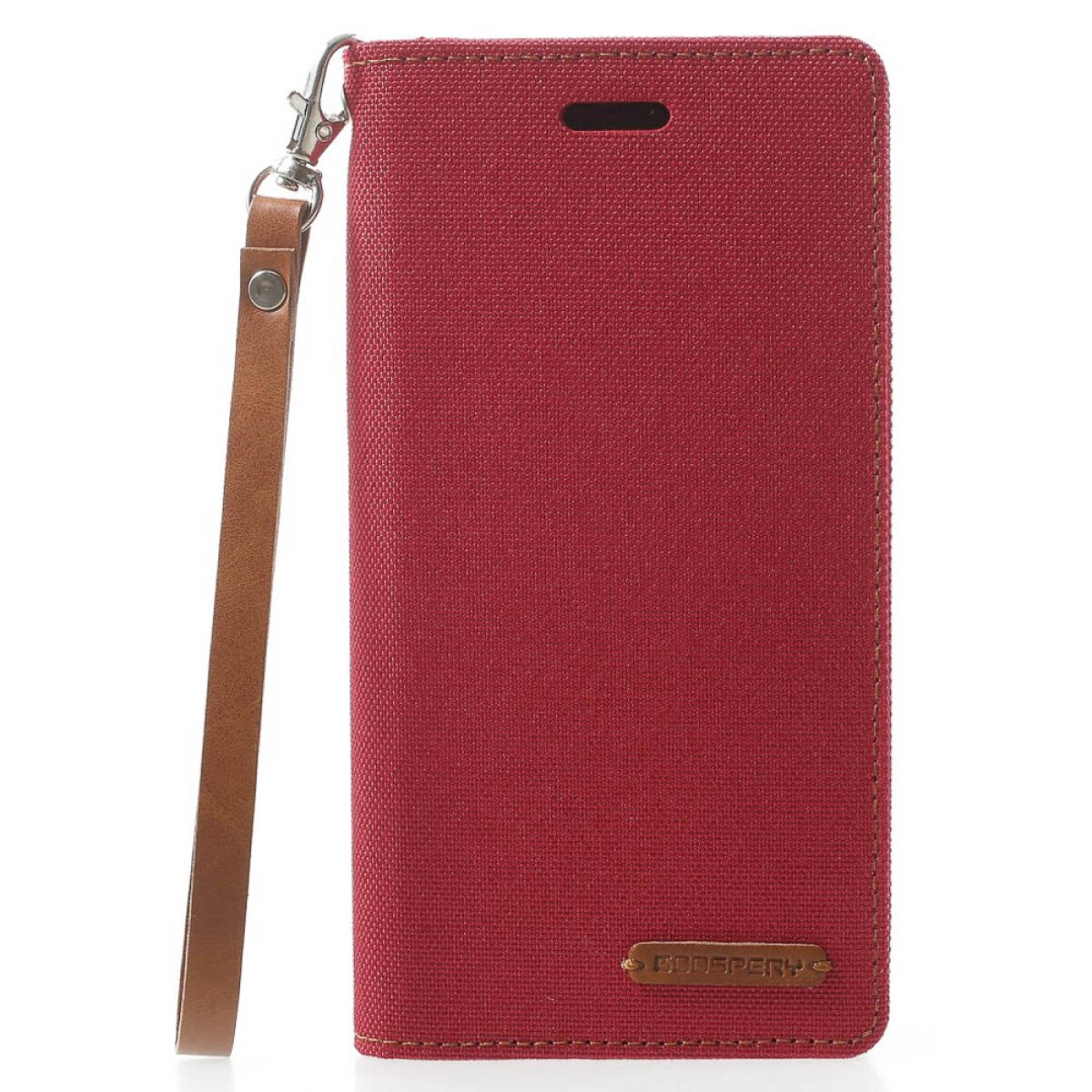 Husa Canvas iPhone X/Xs 5.8'' Stand Wallet Goospery Rosie