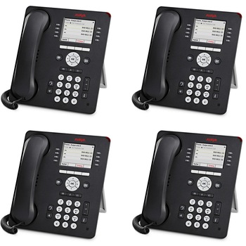 Set 4 Telefoane IP Avaya 9600 Series 8-line, 9611G, Display color Negru Set 4 Telefoane IP Avaya 9600 Series 8-line, 9611G, Display color Negru