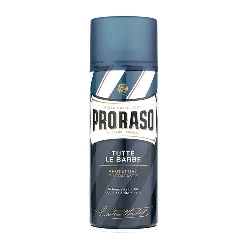 Spuma de barbierit Proraso cu aloe vera si vitamina E 300 ml