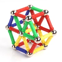 Set de constructie cu magnet "Magnetix" 100 piese