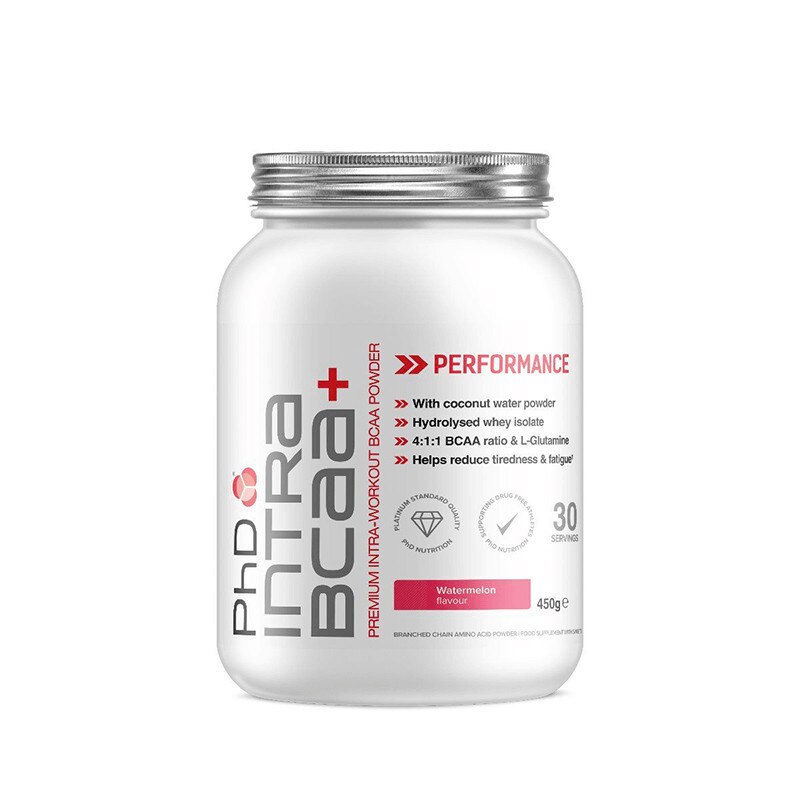 PhD Intra BCAA Aroma de Pepene Rosu 450g