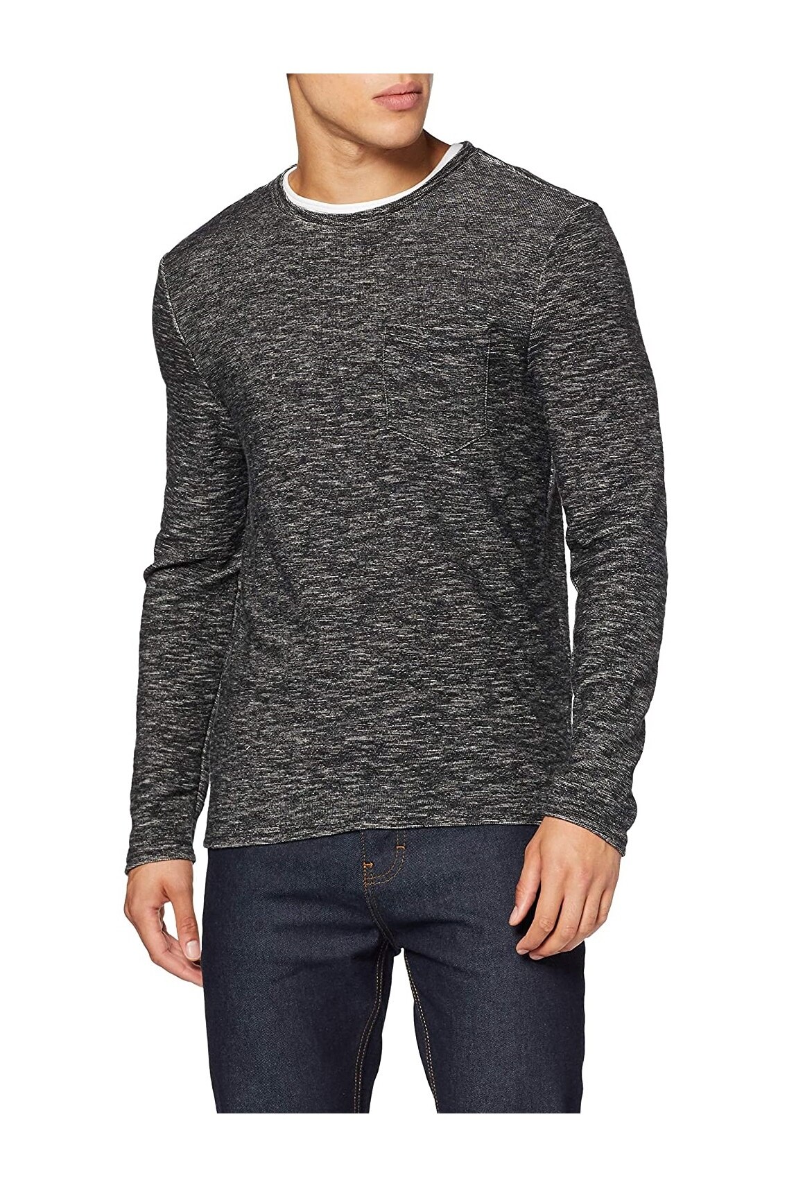 Pulover, Blend, Negru, XL