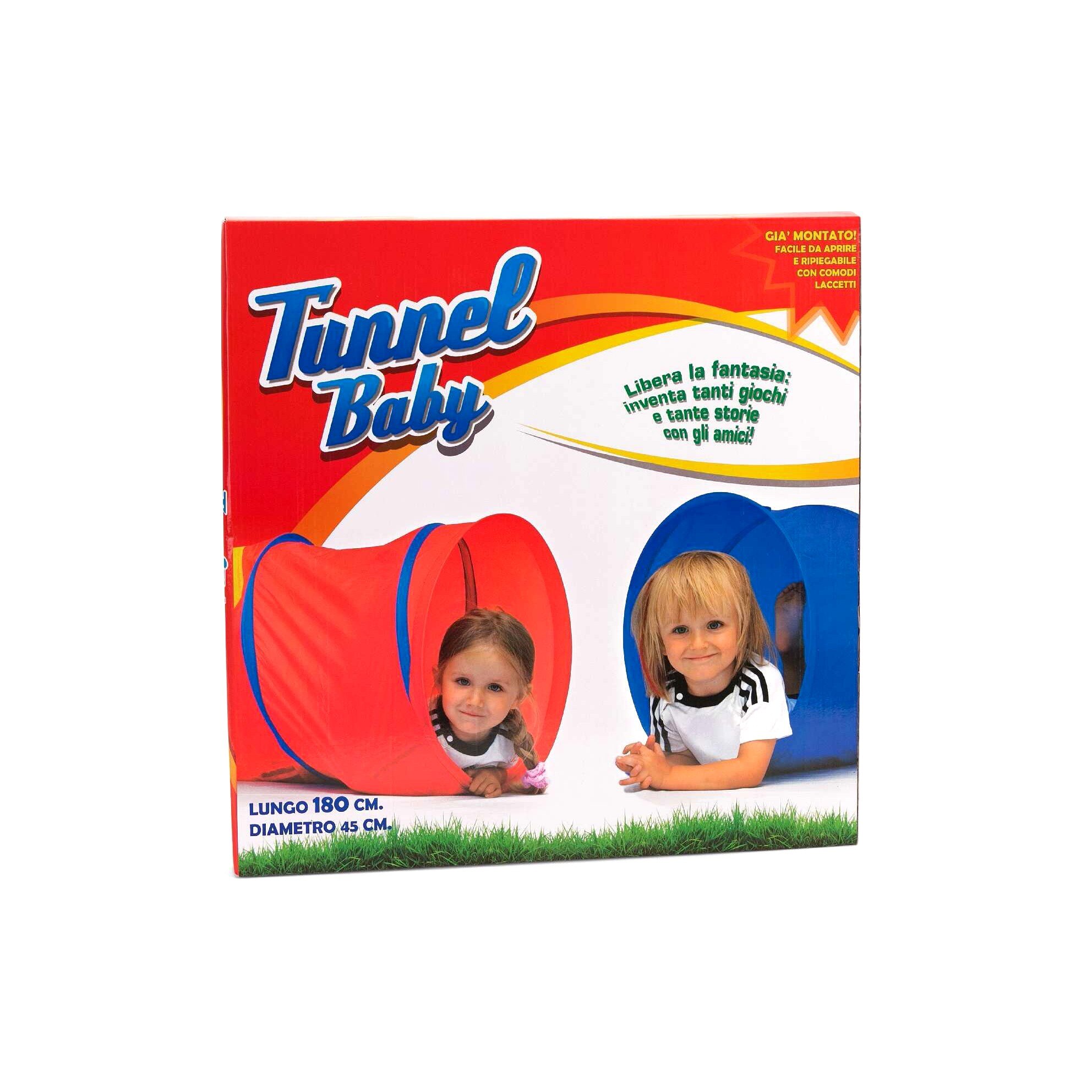 Tunel pentru corturi copii Globo 36616 180cm lungime multicolor