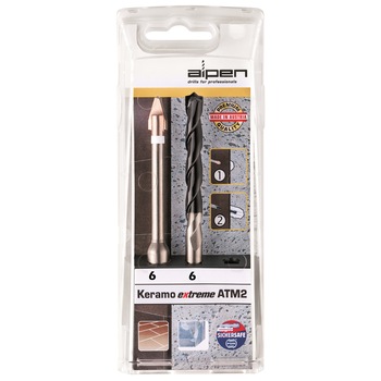 Set 2 burghie Alpen 6 mm ceramica+beton Set 2 burghie Alpen 6 mm ceramica+beton