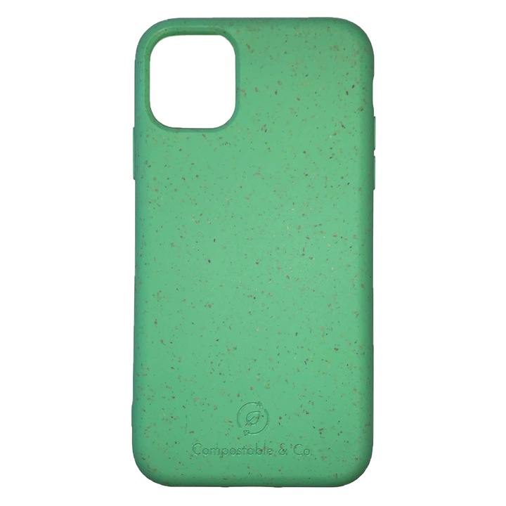 Mint Green |Compostable & Co.|iPhone 11Pro Környezetbarát, 100%-ban Komposztálható, Biológiailag lebomló, Bio telefontok