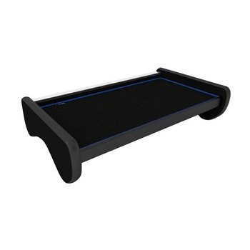 Masa bord, F-CORE, partea dreapta/ pasager, pentru DAF XF 105, XF 106, XF 95, 2002+, Negru/ Albastru Masa bord, F-CORE, partea dreapta/ pasager, pentru DAF XF 105, XF 106, XF 95, 2002+, Negru/ Albastru
