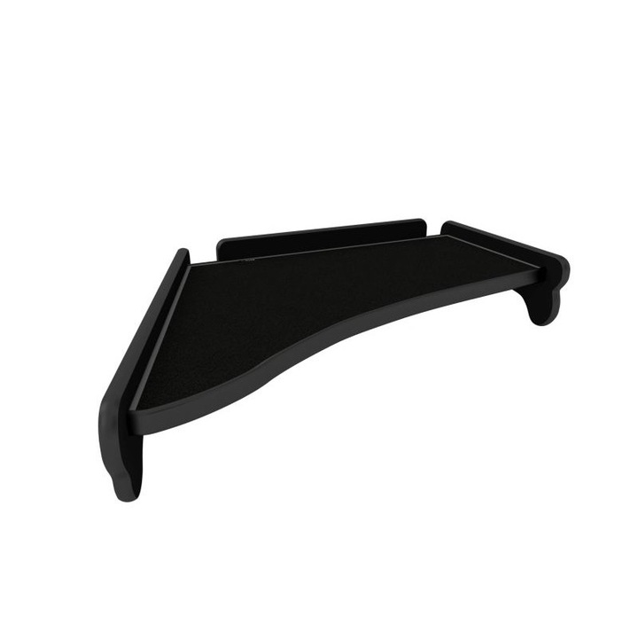 Masa bord, F-CORE, partea dreapta/ pasager, pentru MERCEDES ACTROS MP2 / MP3, 2002+, Negru/ Gri